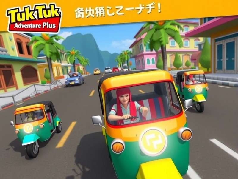 Tuk Tuk Adventure Plus localization features showing regional costumes and vehicles